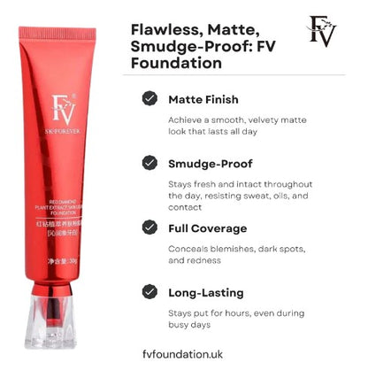 FV Waterproof Liquid Foundation – Long-Lasting Flawless Coverage 30 ml